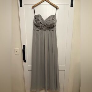 SORELLA VITA Strapless Gray Gown